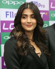 Actress Pooja Hegde At The Launch Of Oppo F Pro Mobile Photos