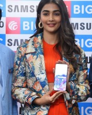 Actress Pooja Hegde At The Launch Of Samsung Galaxy S At Big C Madhapur Photos