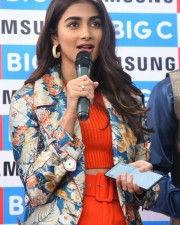 Actress Pooja Hegde At The Launch Of Samsung Galaxy S At Big C Madhapur Photos