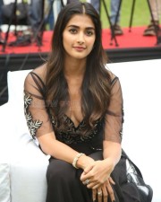 Actress Pooja Hegde At Valmiki Press Meet Photos