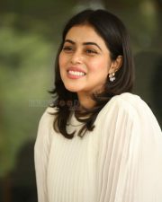 Actress Poorna White Dress Photoshoot Pictures