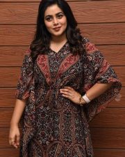Actress Poorna at Aha Manchi Rojulochaie And 3 Roses Success Meet Photos 26