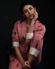 Actress Priya Prakash Varrier in Red Blazer Pictures 01