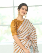 Raashii Khanna 8 Actress Raashi Khanna At Prati Roju Pandage Movie Thanks Meet Pictures