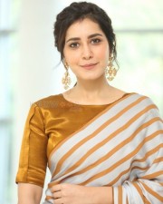 Actress Raashi Khanna At Prati Roju Pandage Movie Thanks Meet Pictures