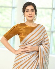 Actress Raashi Khanna At Prati Roju Pandage Movie Thanks Meet Pictures