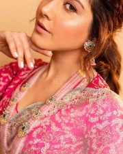 Actress Raashi Khanna At Sanga Tamizhan Audio Launch Photos