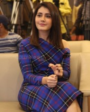 Actress Raashi Khanna At Venky Mama Press Meet Photos