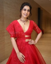 Actress Raashi Khanna At World Famous Lover Pre release Event Pics