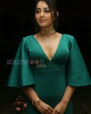 Raashii Khanna 57 Actress Raashi Khanna Hot Cleavage At Hyper Theatrical Trailer Launch Photos