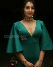 Raashii Khanna 56 Actress Raashi Khanna Hot Cleavage At Hyper Theatrical Trailer Launch Photos