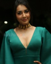 Raashii Khanna 55 Actress Raashi Khanna Hot Cleavage At Hyper Theatrical Trailer Launch Photos