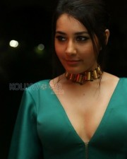 Raashii Khanna 52 Actress Raashi Khanna Hot Cleavage At Hyper Theatrical Trailer Launch Photos