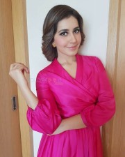 Actress Raashi Khanna Pink Dress Photos