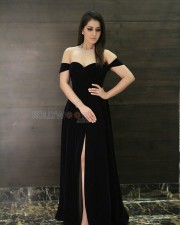Actress Raashi Khanna Sexy Black Dress Photo Shoot Pictures