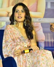 Actress Raashi Khanna at Telusu Kada Movie Trailer Launch Photos 15