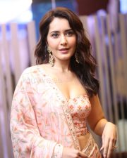 Actress Raashi Khanna at Telusu Kada Movie Trailer Launch Photos 17