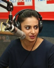 Actress Rakul Preet Singh At Big Fm Photos
