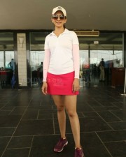 Actress Rakul Preet Singh Pictures At Gold Fundraiser Charity Event At Hyderabad Golf Club