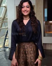 Actress Rashmika Mandanna at Sita Ramam Trailer Launch Event Pictures 15