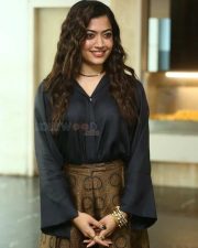 Actress Rashmika Mandanna at Sita Ramam Trailer Launch Event Pictures 21