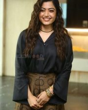 Actress Rashmika Mandanna at Sita Ramam Trailer Launch Event Pictures 23