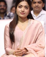 Actress Rashmika Mandanna at The Girlfriend Movie Success Meet Pictures 17