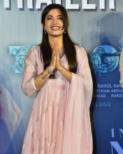 Actress Rashmika Mandanna at The Girlfriend Movie Trailer Launch Photos 03