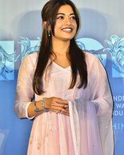 Actress Rashmika Mandanna at The Girlfriend Movie Trailer Launch Photos 10