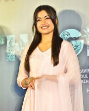 Actress Rashmika Mandanna at The Girlfriend Movie Trailer Launch Photos 12