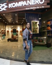 Actress Regina Cassandraa At The Launch Of Kompanero Brand At Palladium Mall Photos