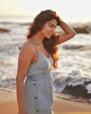 Actress Sai Dhanshika Hot Beach Photoshoot Stills