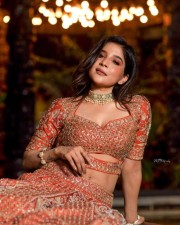 Actress Sakshi Agarwal in a Grand Lehenga Photoshoot Pictures 04
