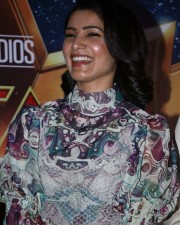 Samantha Ruth Prabhu 28 Actress Samantha At Captain Marvel Press Meet Photos