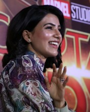Samantha Ruth Prabhu 20 Actress Samantha At Captain Marvel Press Meet Photos