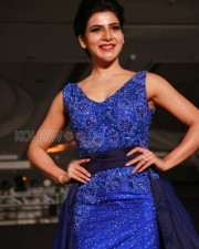 Actress Samantha In Blue Pictures