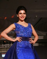 Actress Samantha In Blue Pictures