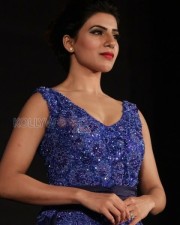Actress Samantha In Blue Pictures