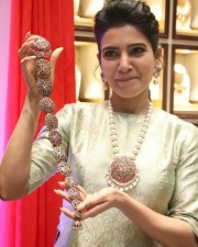 Samantha Ruth Prabhu 52 Actress Samantha Launch Of Nac Jewellers Antique Exhibition Photos