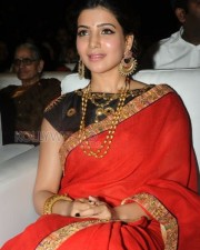 Samantha Ruth Prabhu 35 Actress Samantha Red Saree Photos