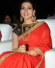 Samantha Ruth Prabhu 32 Actress Samantha Red Saree Photos