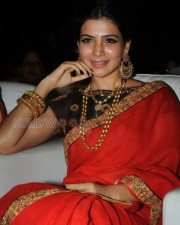 Samantha Ruth Prabhu 31 Actress Samantha Red Saree Photos