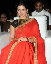 Samantha Ruth Prabhu 24 Actress Samantha Red Saree Photos