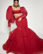Actress Samantha Ruth Prabhu in a Red Gown Photo 01