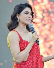 Actress Samantha Ruth Prabhu in a Red Sequin Saree Photos 03 Actress Samantha Ruth Prabhu in a Red Sequin Saree Photos 03