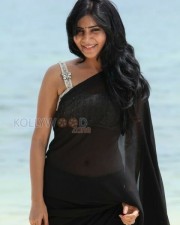 Samantha Ruth Prabhu 59 Actress Samantha Sexy Black Saree Pictures