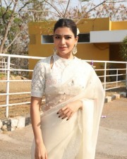 Actress Samantha at Shakuntalam Movie Opening Pictures