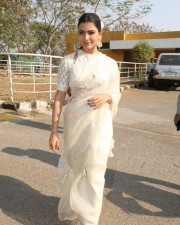 Actress Samantha at Shakuntalam Movie Opening Pictures