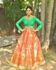 Actress Sanchita Shetty At Enkitta Mothathe Audio Launch Photos