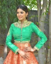 Actress Sanchita Shetty At Enkitta Mothathe Audio Launch Photos